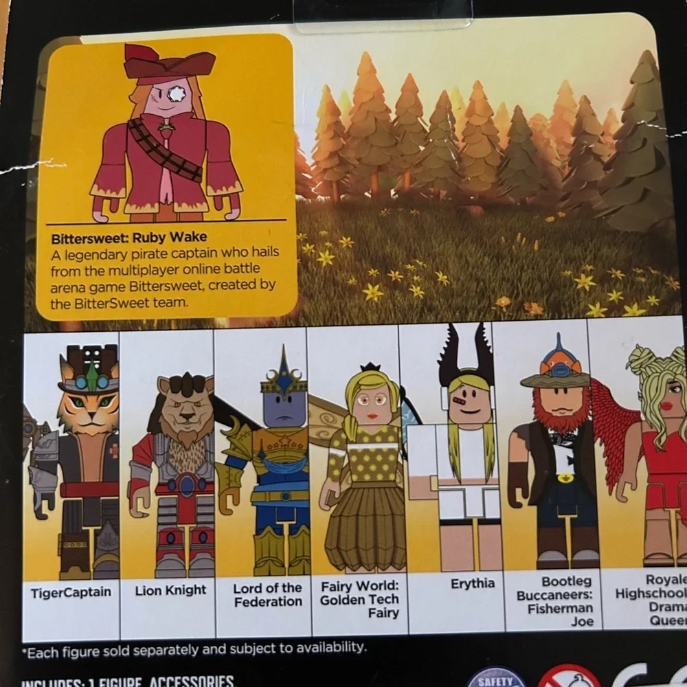 Roblox Figure Bittersweet Ruby Wake w/ Exclusive Item Code New